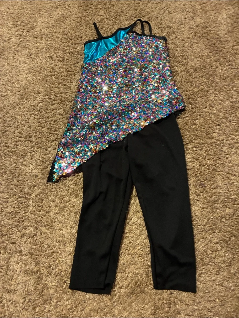 Kids sparkling dance / skating costume